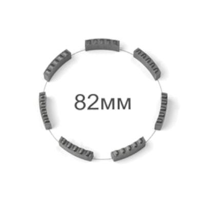 Комплект сегментов KEOS для восстановления алмазной коронки 82мм (7 шт) DS082 - изображение 14