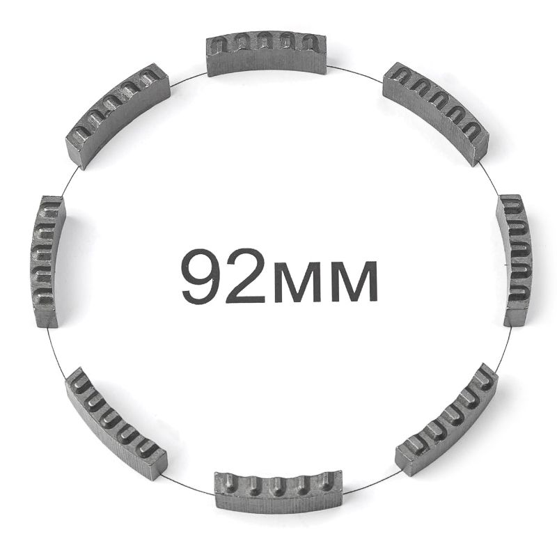 Комплект сегментов KEOS для восстановления алмазной коронки 92мм (8 шт) DS092 - изображение 16