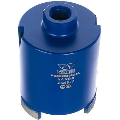 Коронка алмазная по керамограниту KEOS PRO с воском 12 мм 1/4"HEX - изображение 6