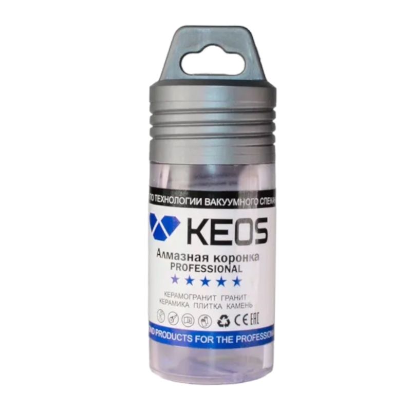 Коронка алмазная по керамограниту KEOS PRO 30мм M14 - изображение 2