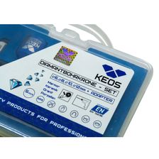 Набор коронок по керамограниту KEOS PRO 6-12мм M14 с воском с переходником (DCK612M14) - изображение 12