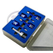 Набор коронок по керамограниту KEOS PRO 6-12мм M14 с воском с переходником (DCK612M14) - изображение 8