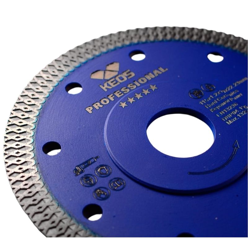 Диск алмазный KEOS Professional 1.2мм X-tile (керамогранит) 115мм/22,23 - изображение 2