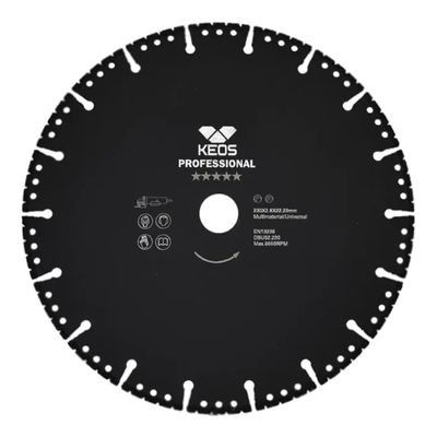 Диск алмазный сплошной KEOS Professional Ultra 125x22,23 мм - изображение 24