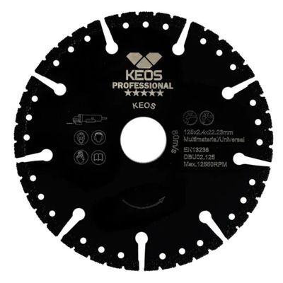 Диск алмазный сплошной (керамогранит) KEOS Standart 115x22,23 мм - изображение 10