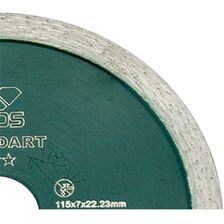 Диск алмазный сплошной (керамогранит) KEOS Standart 115x22,23 мм - изображение 4