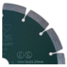 Диск алмазный по бетону KEOS Standart 180x22,23 мм (лазерная сварка) - изображение 4
