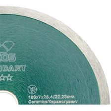 Диск алмазный сплошной (керамогранит) KEOS Standart 180x25,4x22,23 мм - изображение 4