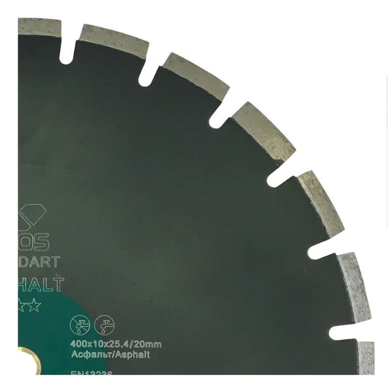 Диск алмазный сегментный (асфальт) KEOS Standart 400x25,4/20 мм (лазерная сварка) - изображение 2