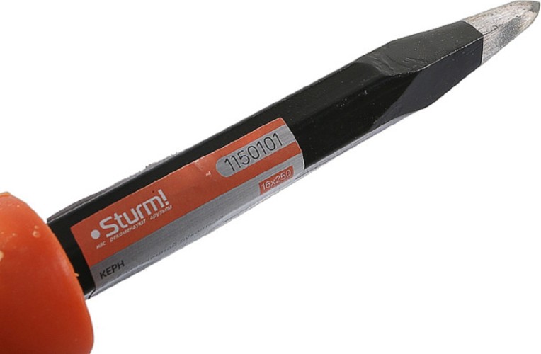 Керн Sturm 1 150 101 закал. сталь, обрезиненная рукоятка с защитой 1150101 - изображение 3