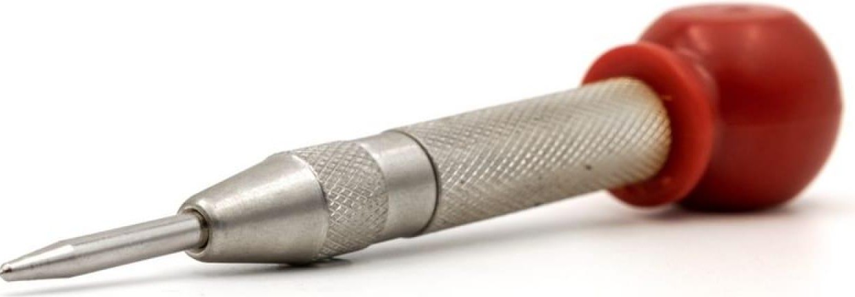 Кернер автоматический Bohre 3,9х12,7х130 с виброгасящим набалдашником d28 КБ003601