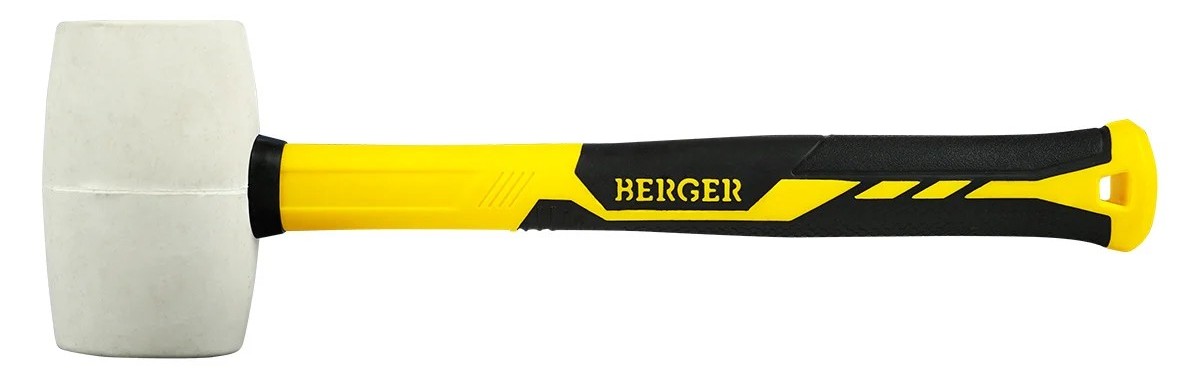Киянка BERGER BG1526 450 г. 310 мм белая, фиберглассовая рукоятка