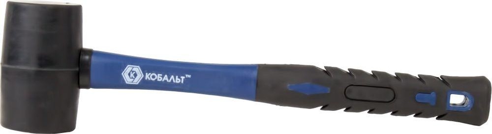 Киянка Кобальт 241-031 225 г (45 мм), черная резина, фибергласовая рукоят