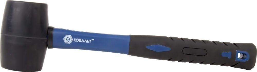 Киянка Кобальт 241-048 450 г (60 мм), черная резина, фибергласовая рукоят