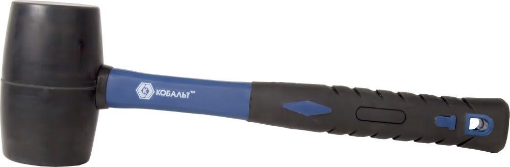 Киянка Кобальт 241-055 680 г (70 мм), черная резина, фибергласовая рукоят