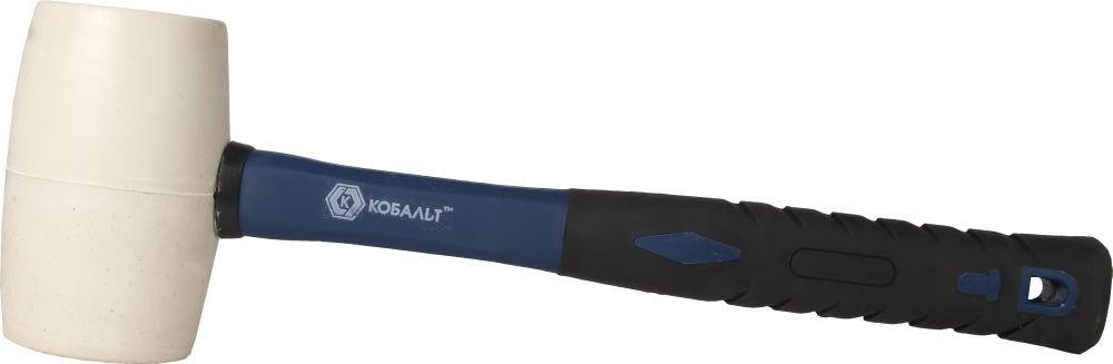 Киянка Кобальт 241-086 680 г (70 мм), белая резина, фибергласовая рукоятк