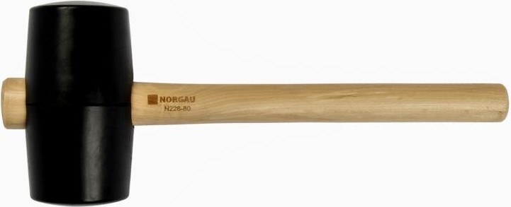 Киянка Norgau N226-80 молоток резиновый диаметр бойка 80 мм, 075100080 - изображение 3