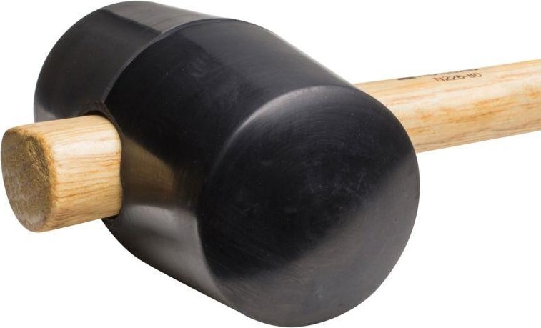 Киянка Norgau N226-80 молоток резиновый диаметр бойка 80 мм, 075100080 - изображение 2