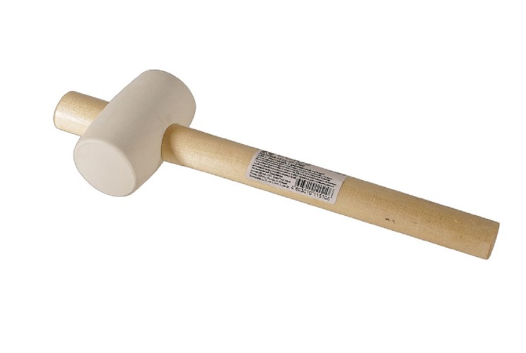 Киянка СОЮЗ 1012-07-230С 230гр, распорная деревян. рукоятка d45 мм, бел. ре - изображение 2