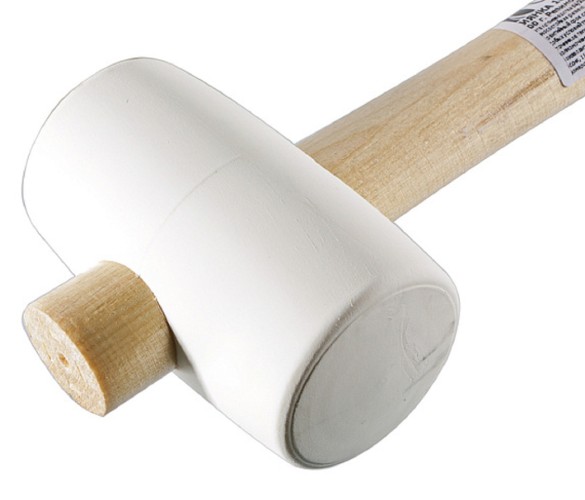 Киянка СОЮЗ 1012-07-300С 300гр, распорная деревян. рукоятка d50 мм, бел. ре - изображение 5