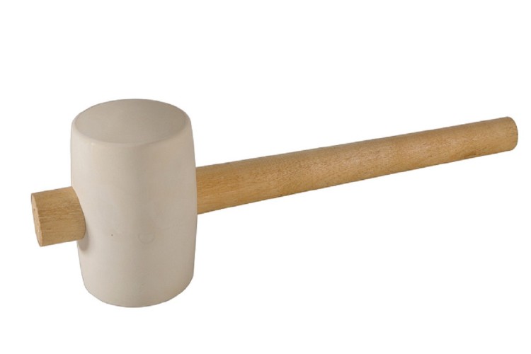 Киянка СОЮЗ 1012-07-910С 910гр, распорная деревян. рукоятка d75 мм, бел. ре