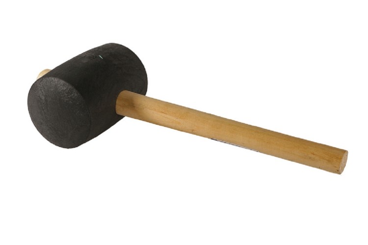 Киянка СОЮЗ 1012-08-1200С распорн деревян. рукоятка d90 мм, чер. резина - изображение 2