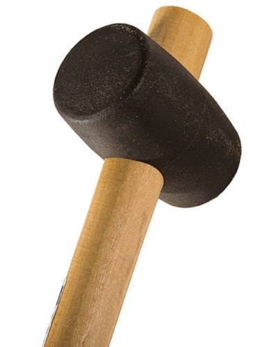 Киянка СОЮЗ 1012-08-230С 230гр, распорная деревян. рукоятка d45 мм, чер. ре - изображение 5