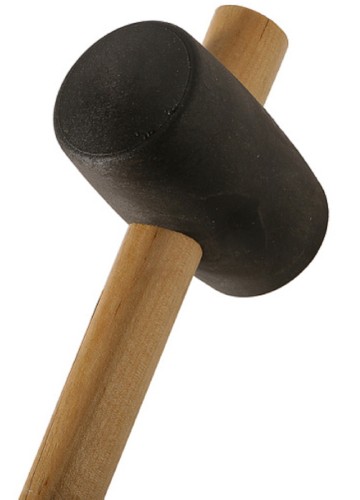 Киянка СОЮЗ 1012-08-300С 300гр, распорная деревян. рукоятка d50 мм, чер рез - изображение 4