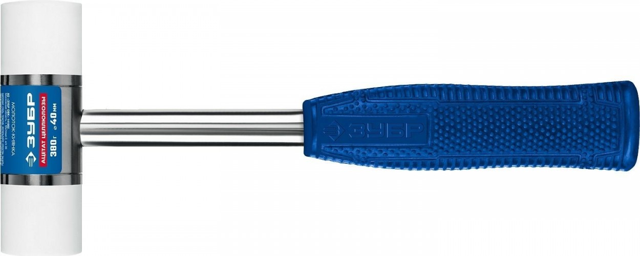 Киянка ЗУБР молоток с полимерными бойками, 380 г, 40 мм 2041-40