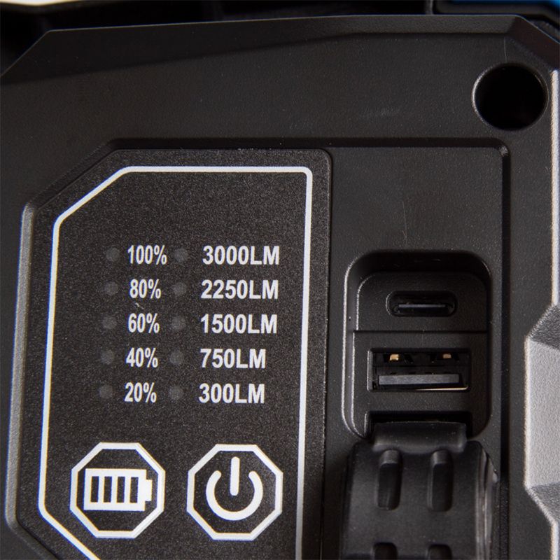 Фонарь-прожектор светодиодный KING TONY  1 элемент, Li-Ion, 7,4 В - изображение 1