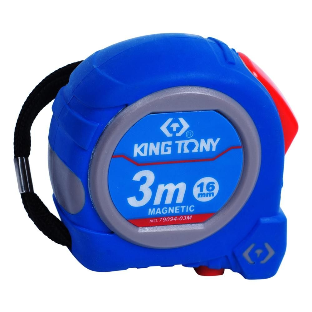 Рулетка измерительная KING TONY 3 м, магнитный крюк