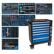 Набор инструментов KING TONY ACTION в чёрной тележке, 327 предметов - изображение 2