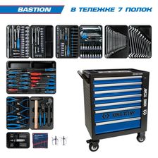 Набор инструментов KING TONY BASTION в черной тележке, 204 предмета - изображение 10