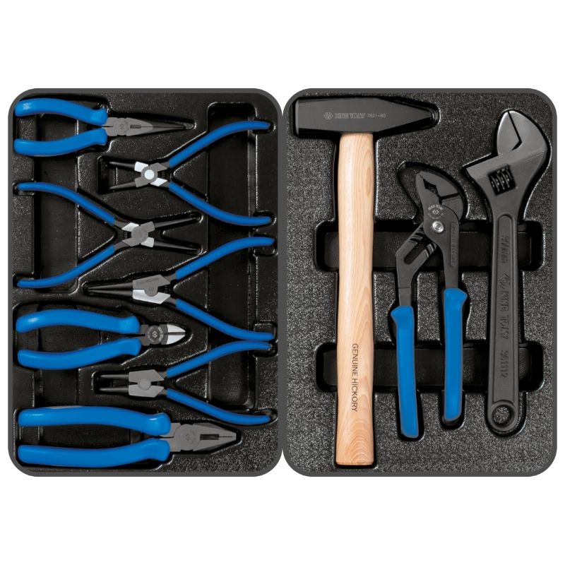 Набор инструментов KING TONY BASTION в черной тележке, 204 предмета - изображение 6