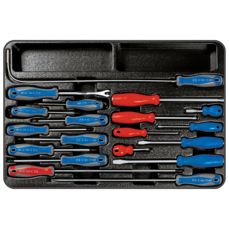 Набор инструментов KING TONY BASTION в черной тележке, 204 предмета - изображение 7