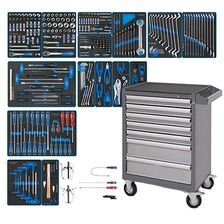 Набор инструментов KING TONY BOARD в серой тележке, 325 предметов - изображение 2
