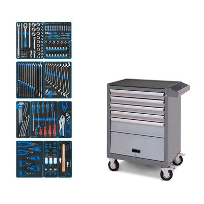 Набор инструментов KING TONY CLAIM в чёрной тележке, 286 предметов - изображение 7