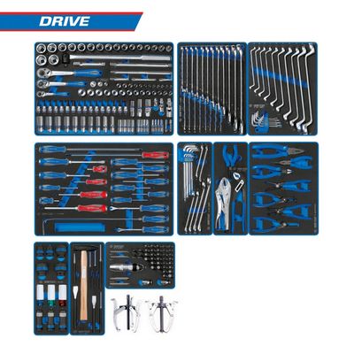 Набор инструментов KING TONY CLAIM в чёрной тележке, 286 предметов - изображение 9