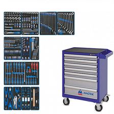 Набор инструментов KING TONY CLAIM в синей тележке, 286 предметов - изображение 2