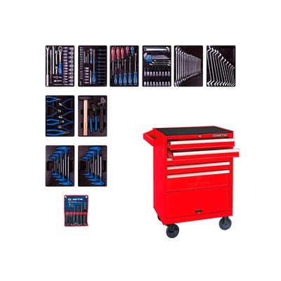 Набор инструментов KING TONY CLAIM в синей тележке, 286 предметов - изображение 7