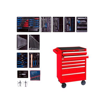 Набор инструментов KING TONY DRIVE в серой тележке, 251 предмет - изображение 7