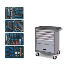 Набор инструментов KING TONY FOCUS в серой тележке, 188 предметов - изображение 2