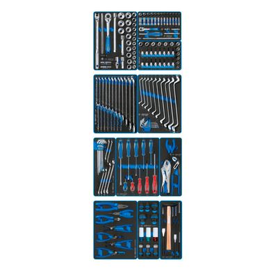 Набор инструментов KING TONY FOCUS в серой тележке, 188 предметов - изображение 8