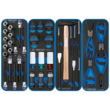 Набор инструментов KING TONY GLORY в серой тележке, 152 предмета - изображение 8