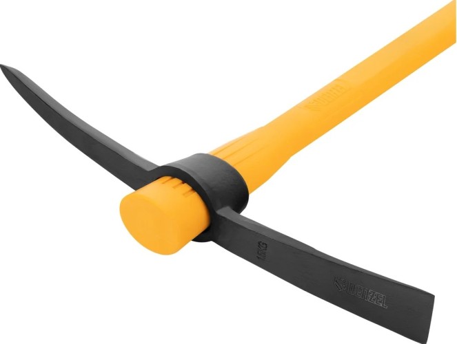 Кирка DENZEL  1500 г, узкая, фибергл. обрезиненная рукоятка 900 мм 21834 - изображение 5