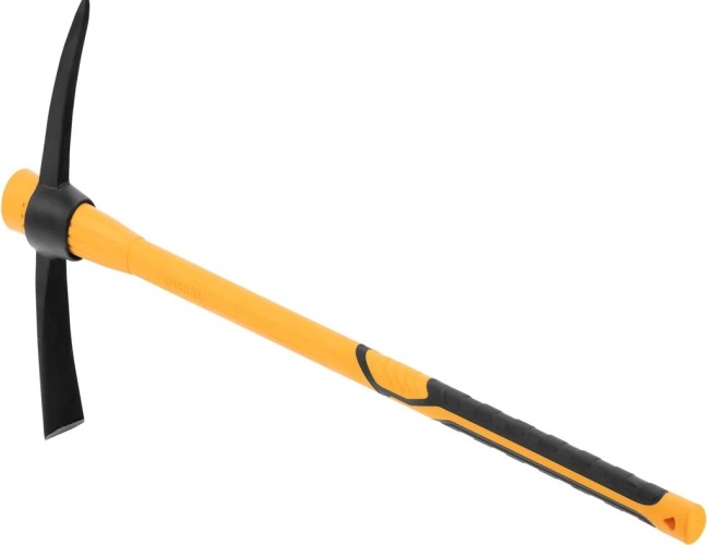 Кирка DENZEL  1500 г, узкая, фибергл. обрезиненная рукоятка 900 мм 21834 - изображение 2