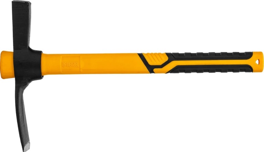 Кирка DENZEL  650 г, фибергл. обрезиненная рукоятка 385 мм 21832 - изображение 2