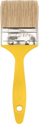 Кисть флейцевая Biber Эконом 31253 натур. щетина, пласт. рукоятка, 50мм Тов-169159