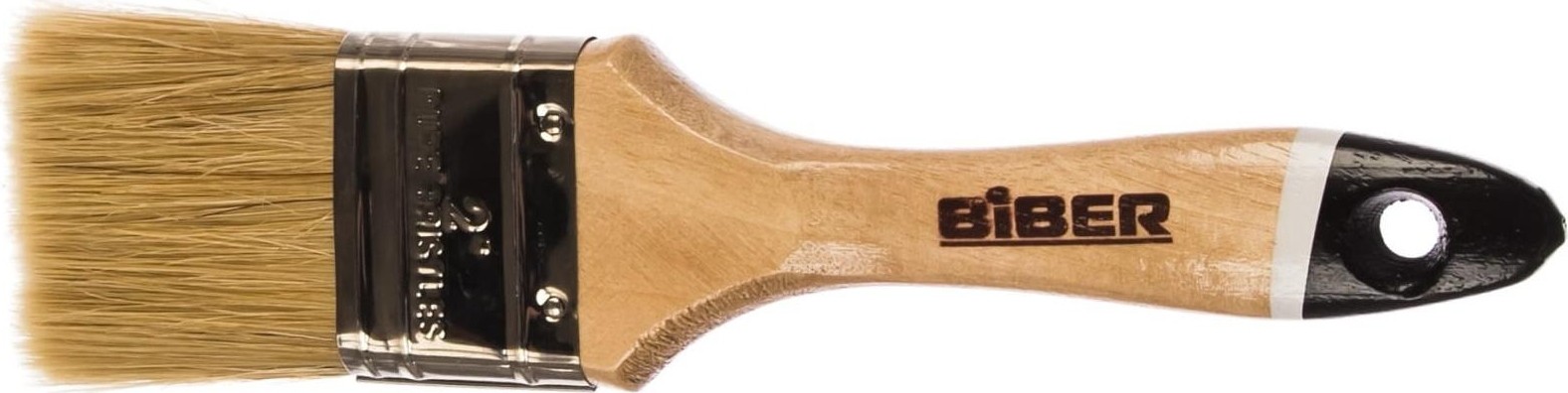 Кисть флейцевая Biber Профи 31153 натур. щетина, дер. рукоятка, 50мм Тов-001979