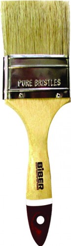Кисть флейцевая Biber Профи 31151 натур. щетина, дер. рукоятка, 25мм Тов-001975
